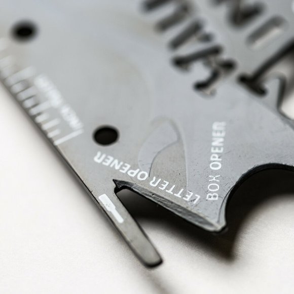 Wallet Tool 18 in 1 multi tool with Case Hiking Camping Car Garage - Picture 5 of 8